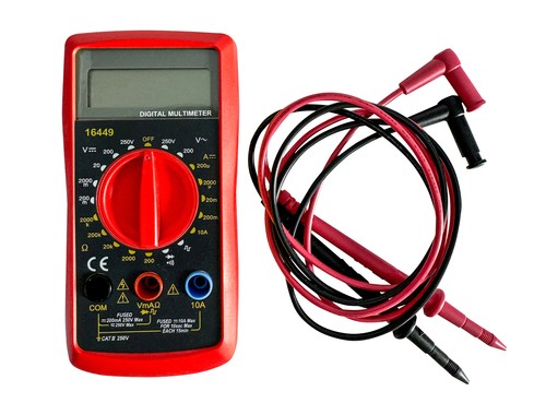 Digital multimeter voltmeter - digital,
