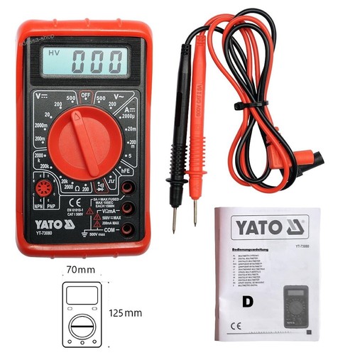 Digital multimeter strom - multimeter,